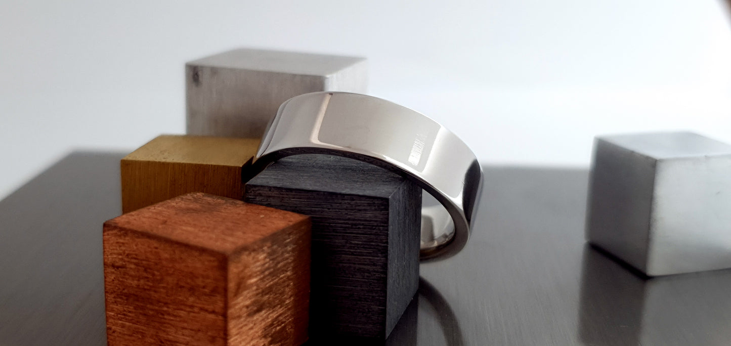 Stainless Steel Polished Flat Ring image 5