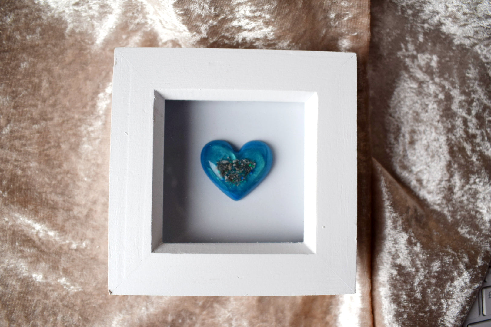 Framed Resin Memorial Heart - Add On image 2