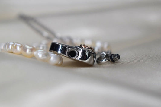 Self-Fill Angel Rose Memorial Necklace