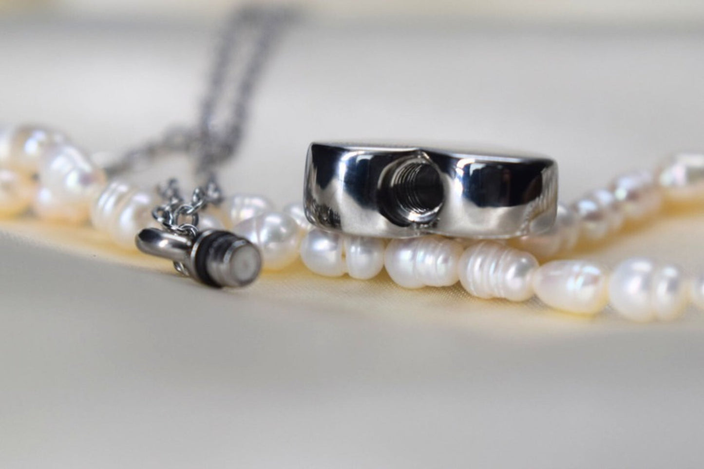 Self-Fill Half Wing Memorial Necklace