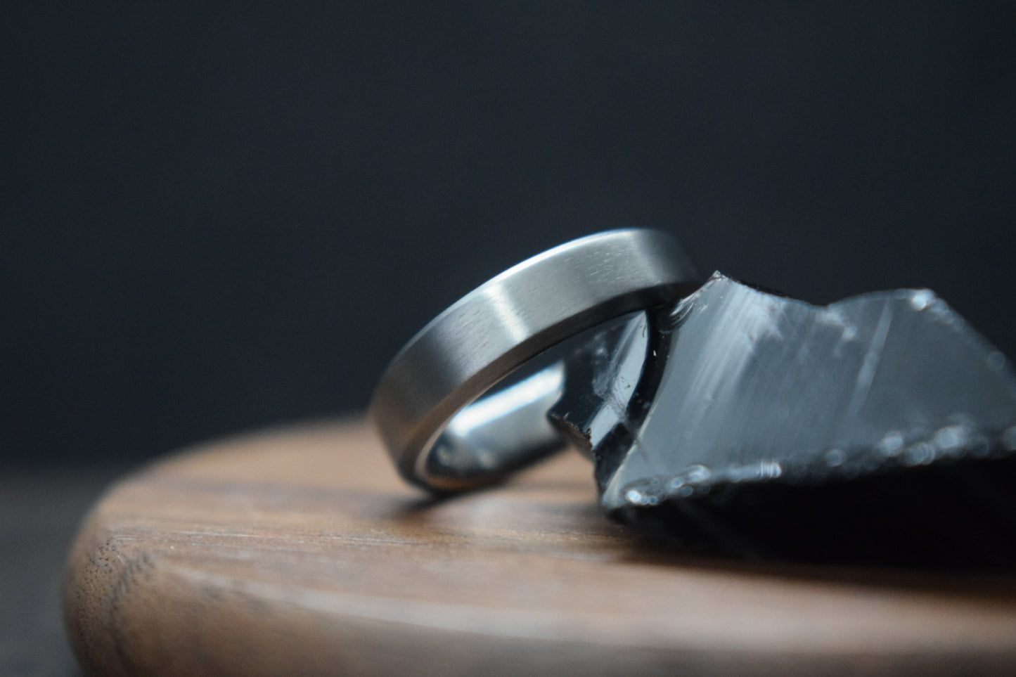 Stainless Steel Bevel Shape Ring
