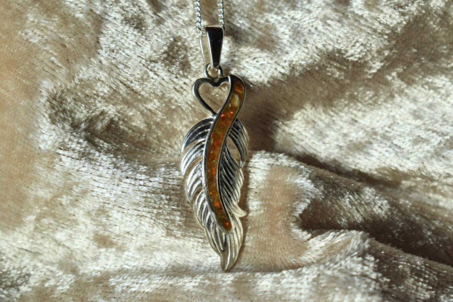 925 silver angel wing memorial necklace with discreet ashes compartment