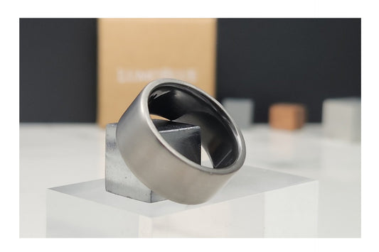 Titanium Ring with Black Zirconium Liner