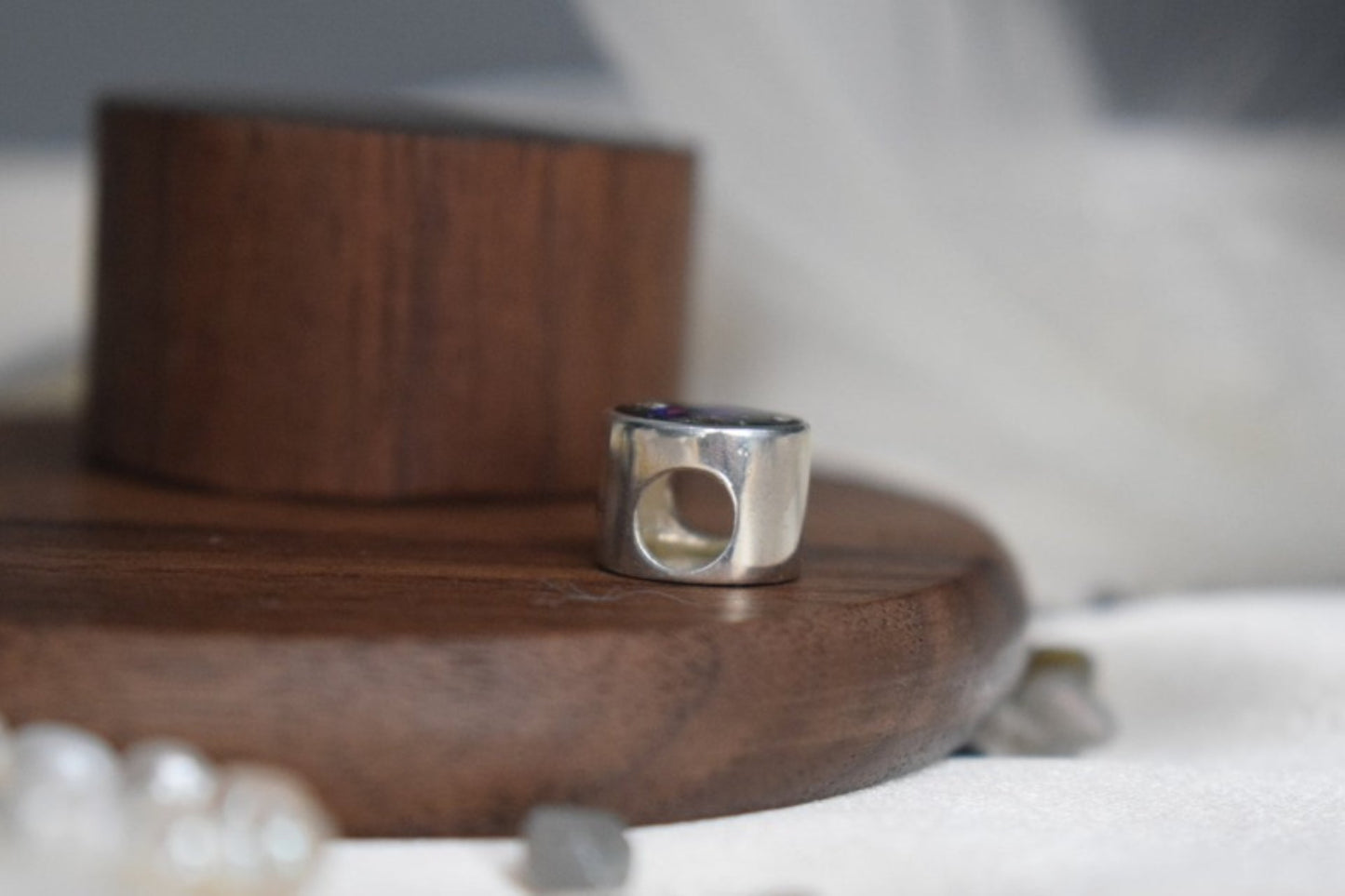 Pandora Style Oval Memorial Charm