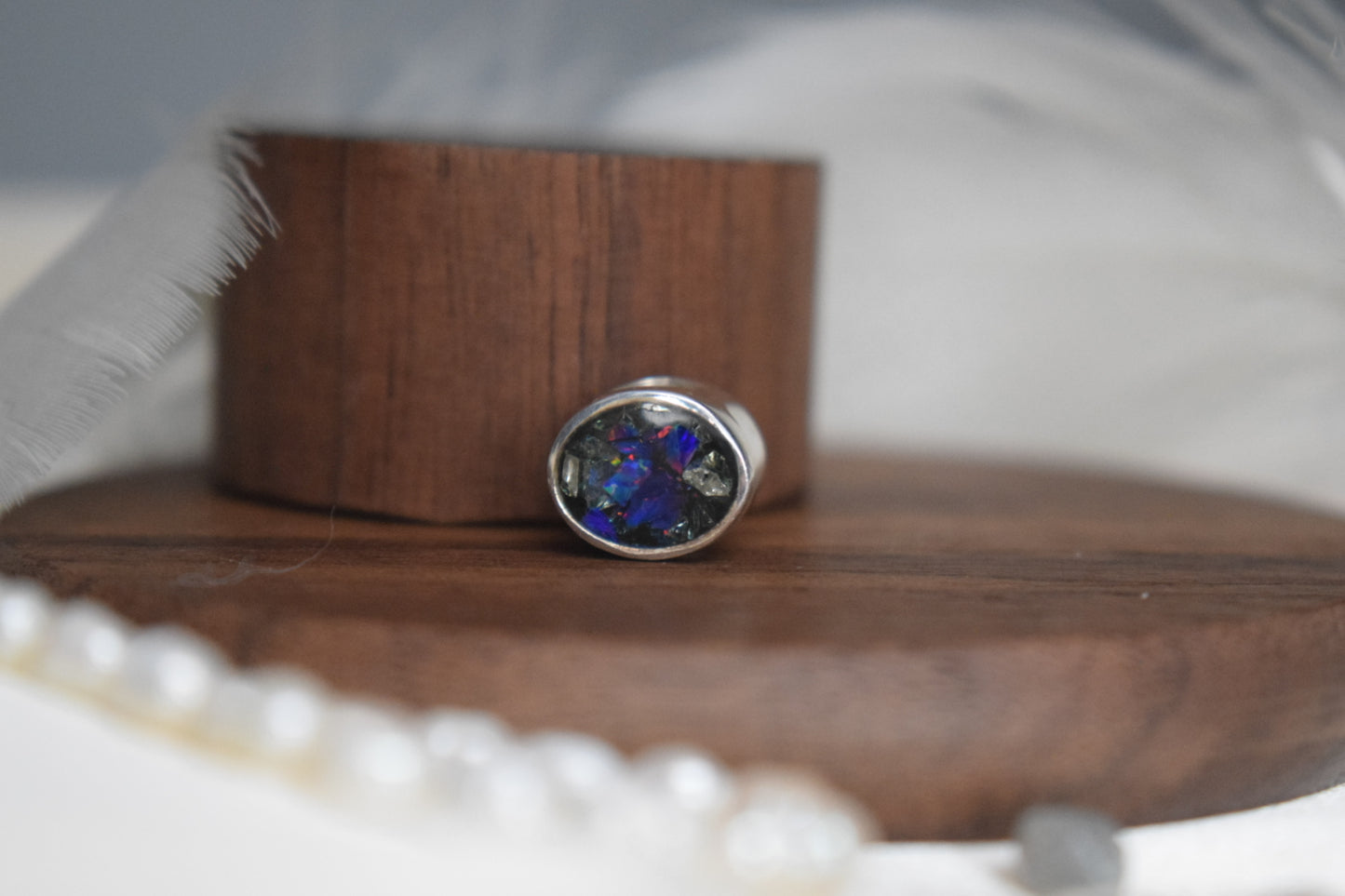 Pandora Style Oval Memorial Charm