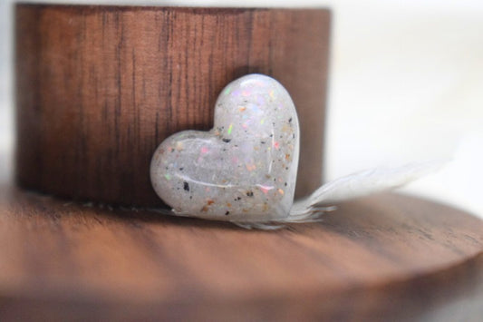 Small Resin Heart - Memorial Add-On