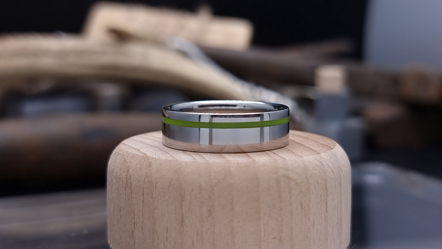 Lumo in Zing UV Glow Stainless Steel Ring image 3