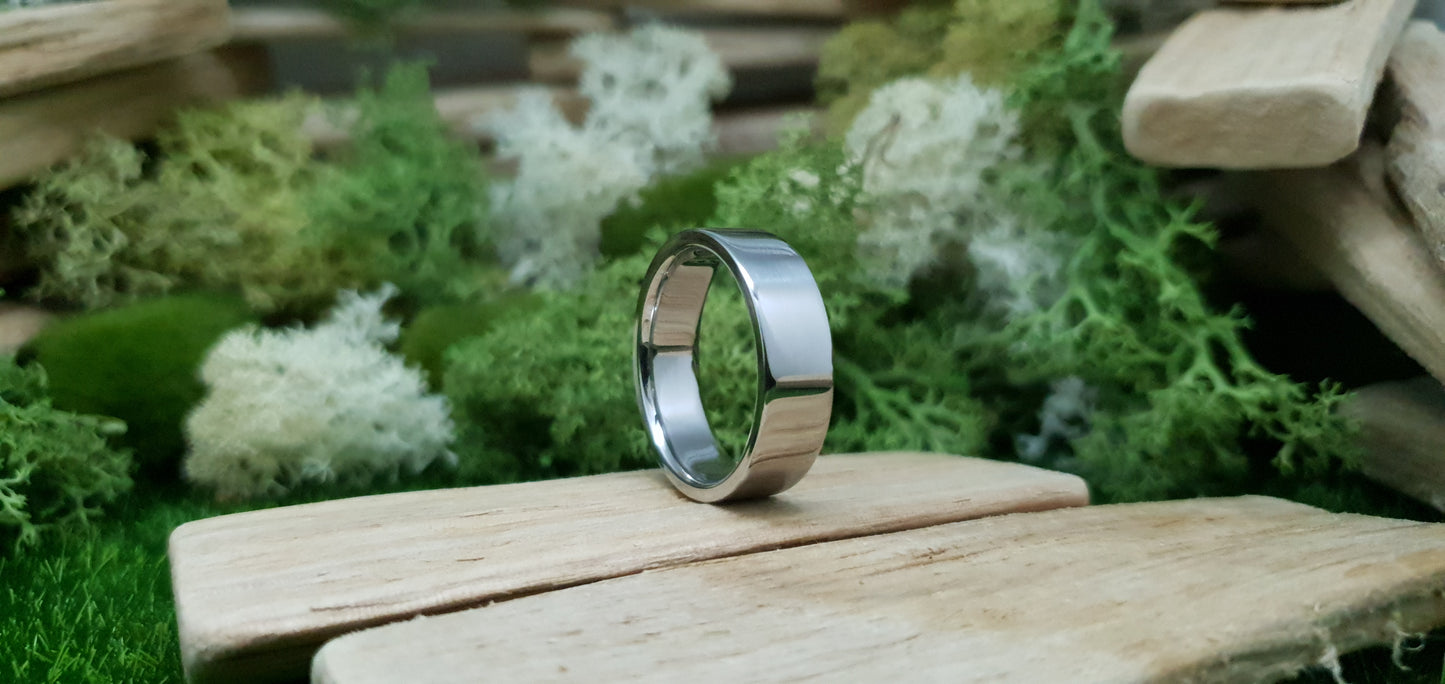 Stainless Steel Polished Flat Ring image 0