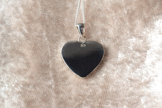 925 sterling silver split heart pendant with hidden or visible ashes