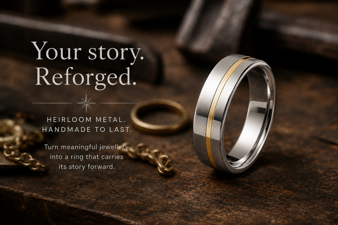 Turning Heirloom Jewellery Into a Handmade Ring - True North Forge