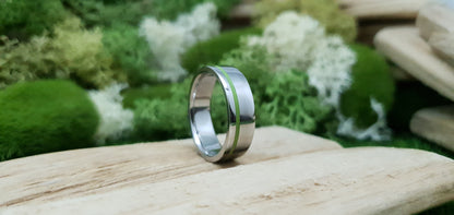 Lumo in Zing UV Glow Stainless Steel Ring image 5