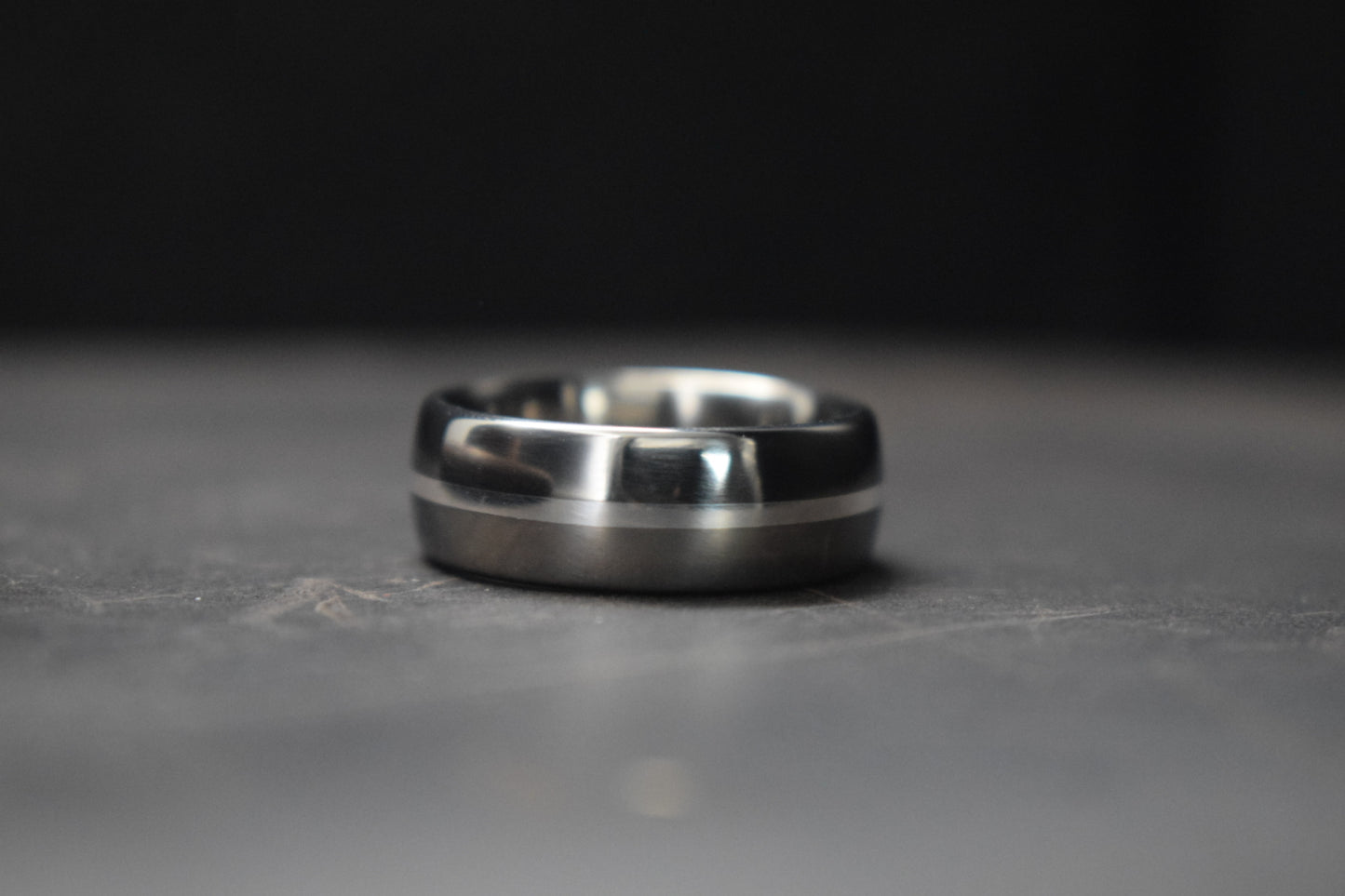 Titanium Hidden Within Memorial Ring