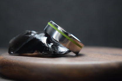 Lumo in Zing UV Glow Stainless Steel Ring
