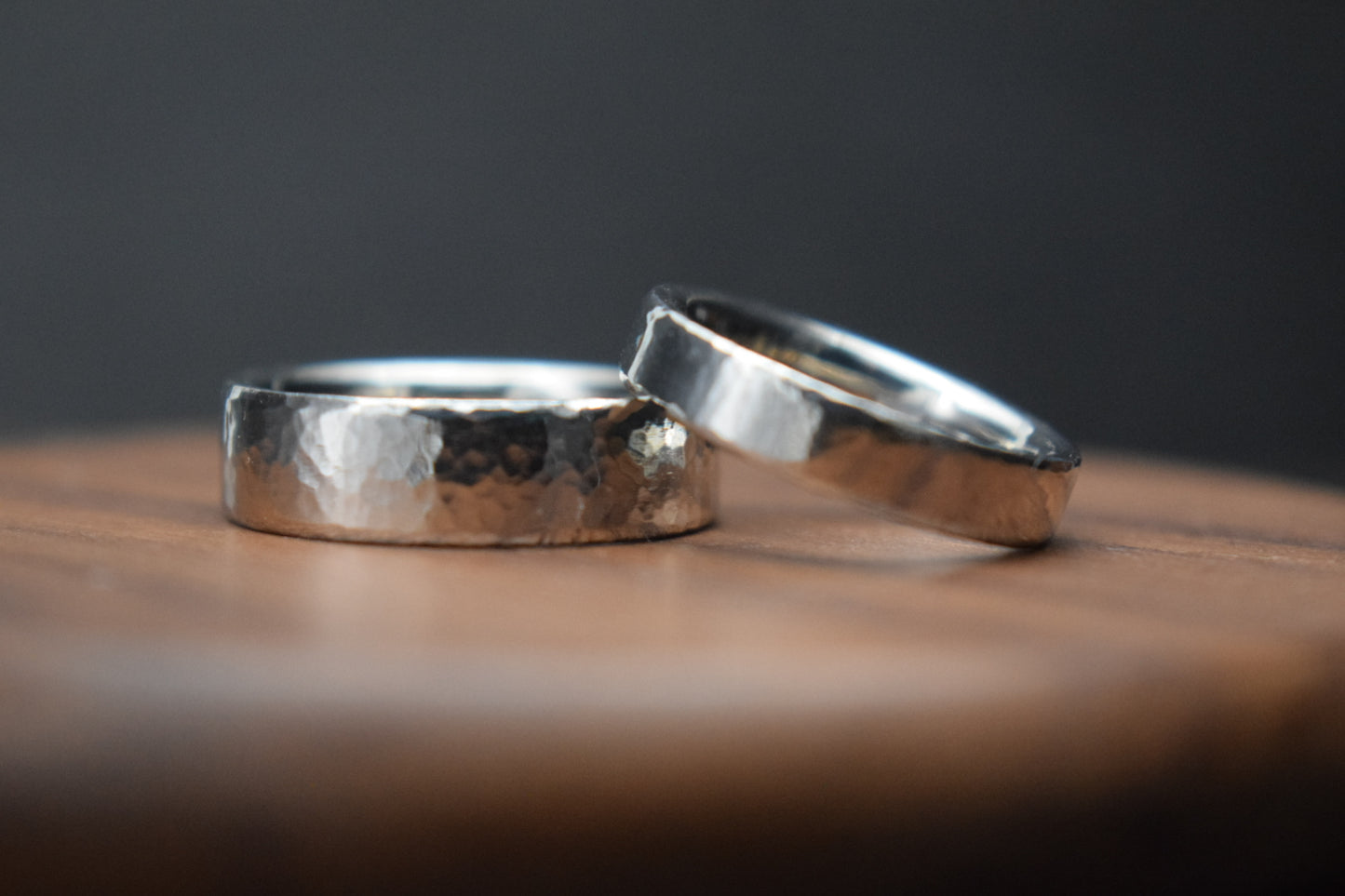 Deveron Hammered Stainless Steel Ring