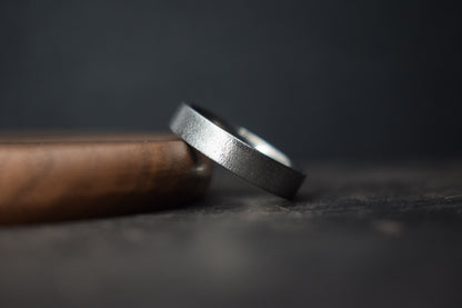 Titanium Fine Textured Ring