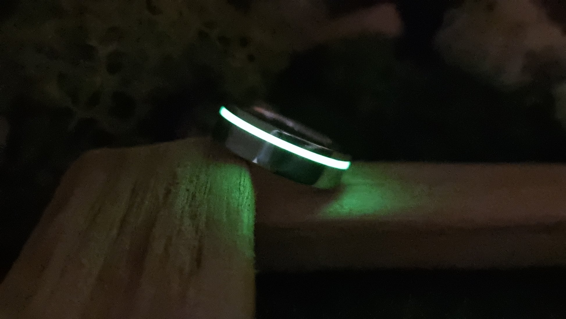 Lumo in Zing UV Glow Stainless Steel Ring image 9