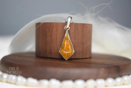 Kite Shape Silver Memorial Necklace - True North Forge