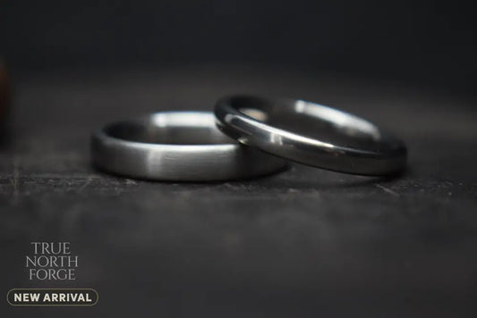 Made Together – Pair of Standard & Slim Titanium Rings - Wedding Ring