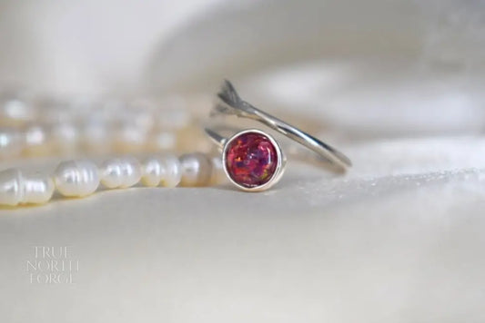 Memorial Silver Feather Ring - True North Forge