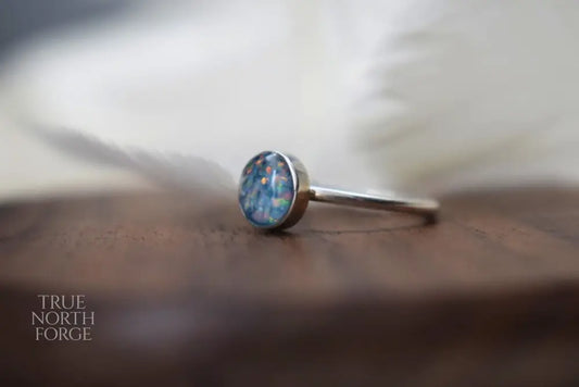Memorial Silver Round Ring - True North Forge