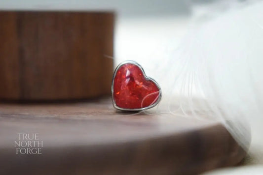 Pandora Style Memorial Heart Charm - True North Forge