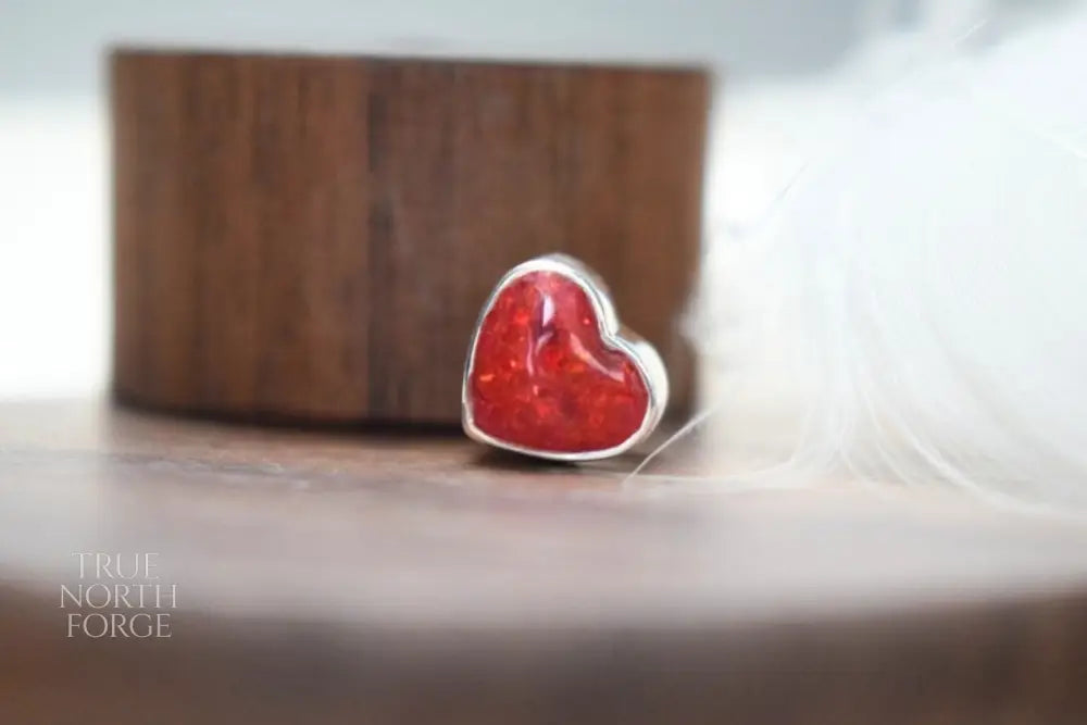 Pandora Style Memorial Heart Charm - True North Forge