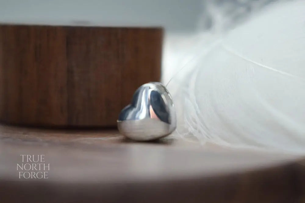 Pandora Style Memorial Heart Charm - True North Forge