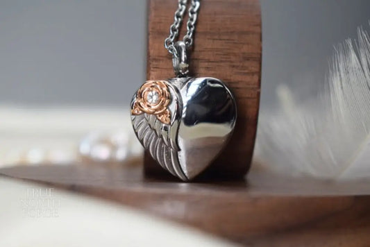 Self-Fill Angel Rose Memorial Necklace - True North Forge