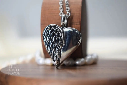 Self-Fill Half Wing Memorial Necklace - True North Forge